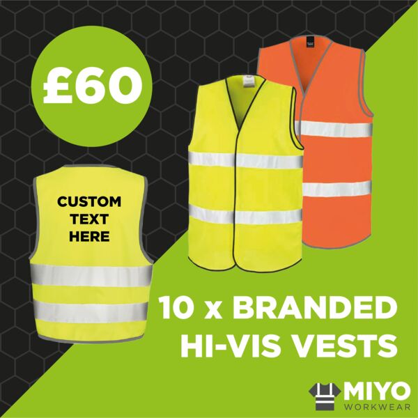 10x Branded Hi-Vis Vest Bundle Thumbnail
