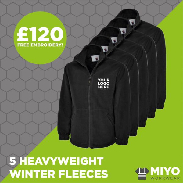 5 x Heavyweight Fleece Bundle Thumbnail