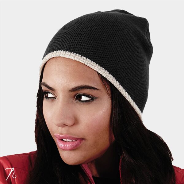 Two Tone Pull-On Beanie Thumbnail