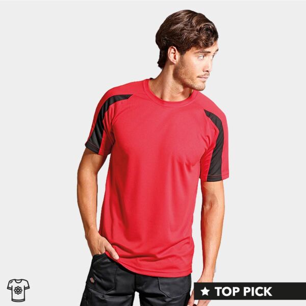 AWDis Cool Contrast Wicking T-Shirt Thumbnail
