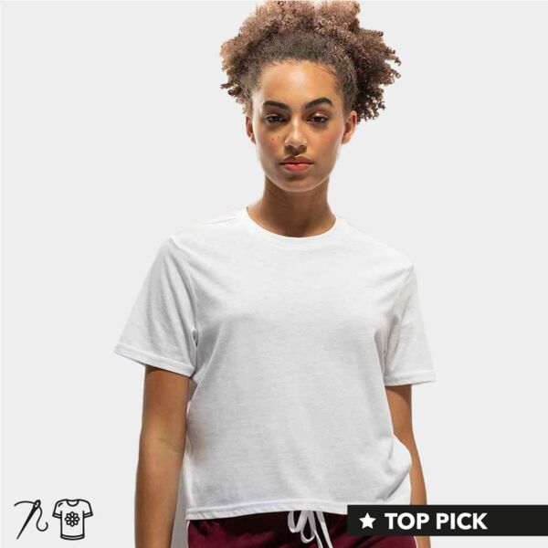 Ladies Cropped Boxy T-Shirt Thumbnail