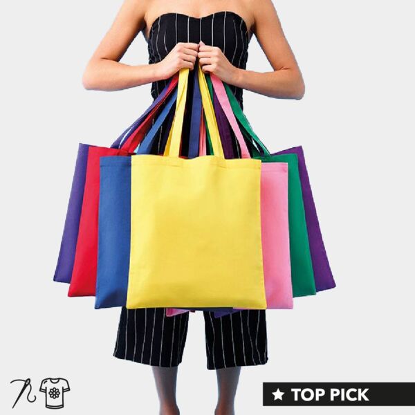 Long Handled Cotton Tote Thumbnail